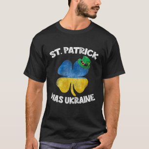 St Patrick var Ukraina St patrick's day Hat Klöver T Shirt