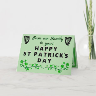 St Patrick Vikningskort Kort