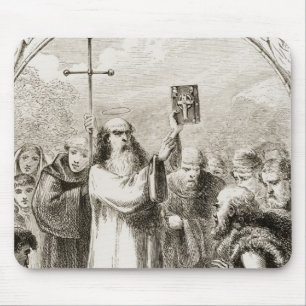 St Patrick visning folket av Irland fyrana Musmatta