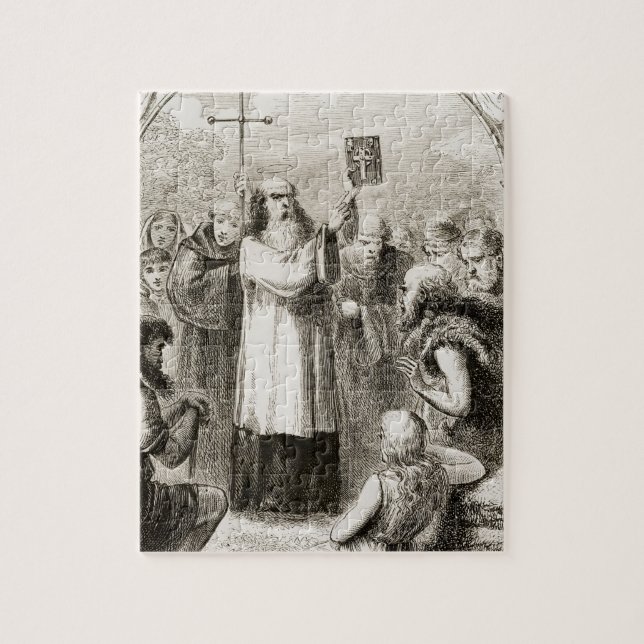 St Patrick visning folket av Irland fyrana Pussel (Vertikal)