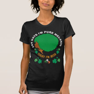 St Patricks 364 dagar jag är MELANIN I dag är jag T Shirt
