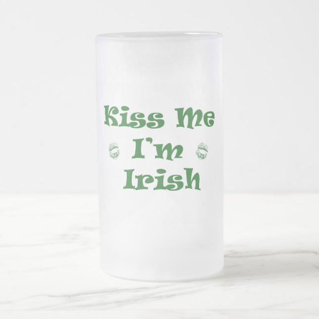 St. Patricks Anpassningsbar 16oz Frosted Mugg (Center)