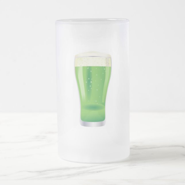 St. Patricks Anpassningsbar 16oz Frosted Mugg (Center)