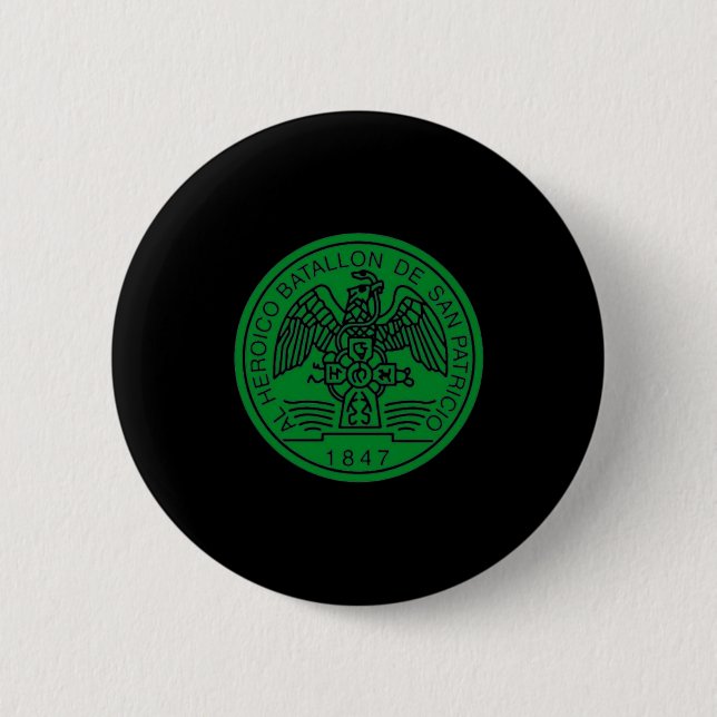 St Patricks bataljon San Patricios irländska mexik Knapp (Framsida)