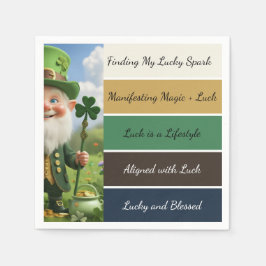 St. Patricks bekräftelsenappar Pappersservett