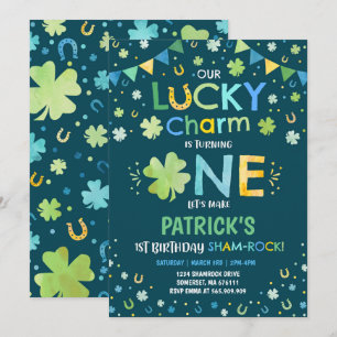 St. Patrick's Birthday-inbjudan Lucky Charm Inbjudningar