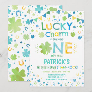 St. Patrick's Birthday-inbjudan Lucky Charm Inbjudningar