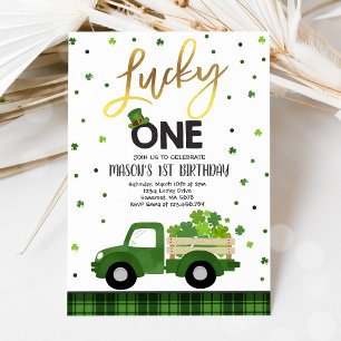 St. Patrick's Birthday-inbjudan Lucky One Party Inbjudningar