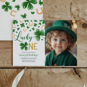 St. Patrick's Birthday-inbjudan Lucky One Party Inbjudningar