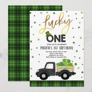 St. Patrick's Birthday-inbjudan Lucky One Party Inbjudningar