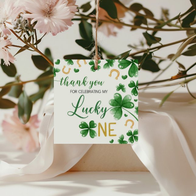 St Patricks Birthday Lucky One Gift Märkre Gåvor Etiketter (Skapare uppladdad)
