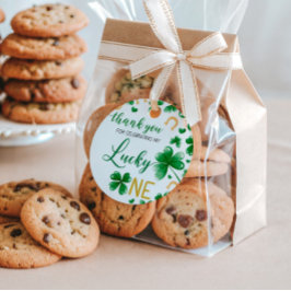 St Patricks Birthday Lucky One Gift Märkre Gåvor Etiketter