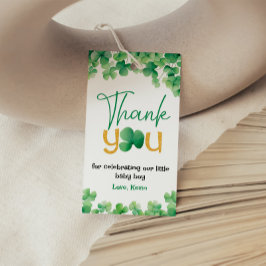 St Patricks Birthday Lucky One Gift Märkre Presentetikett