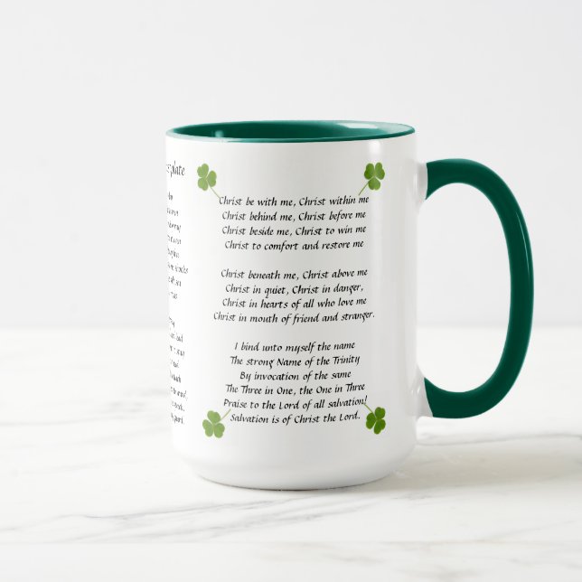 St Patrick's Breastplate Mugg (Höger)