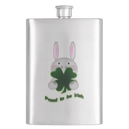 St. Patricks Bunny Proud som ska bli Irish Shamroc Fickplunta