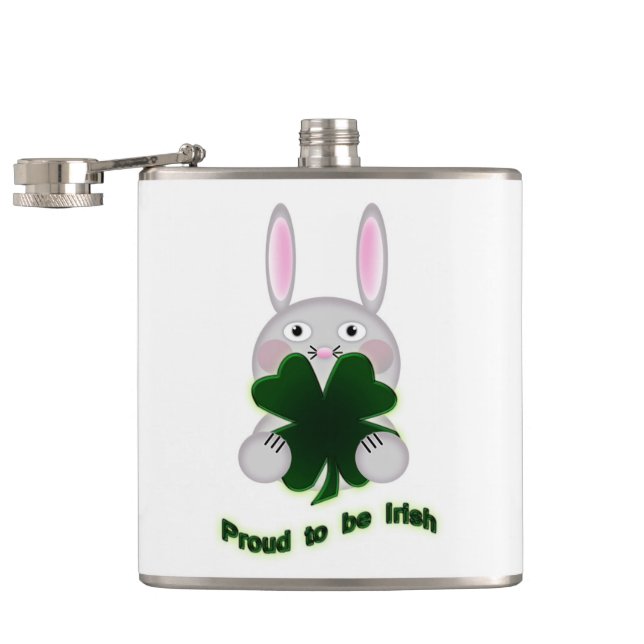 St. Patricks Bunny Proud som ska bli Irish Shamroc Fickplunta (Öppnad)