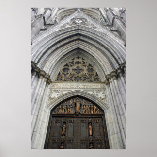 St.Patricks Cathedral i New York City Poster