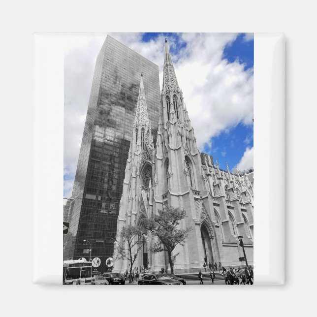 St. Patrick's Cathedral New York City Magnet (Framsidan)