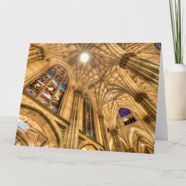 St. Patrick's Cathedral New York Kort (Framsida)