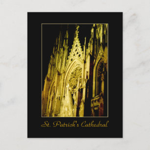 "St. Patrick's Cathedral på Nattens vykort