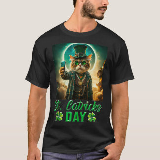 St Patricks Catricks Day Cats Saint Pattys Day T Shirt