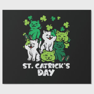 St Patricks Catricks Day Katter Saint Pattys Presentpapper