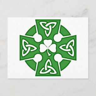 St. Patrick's Celtic kor Vykort