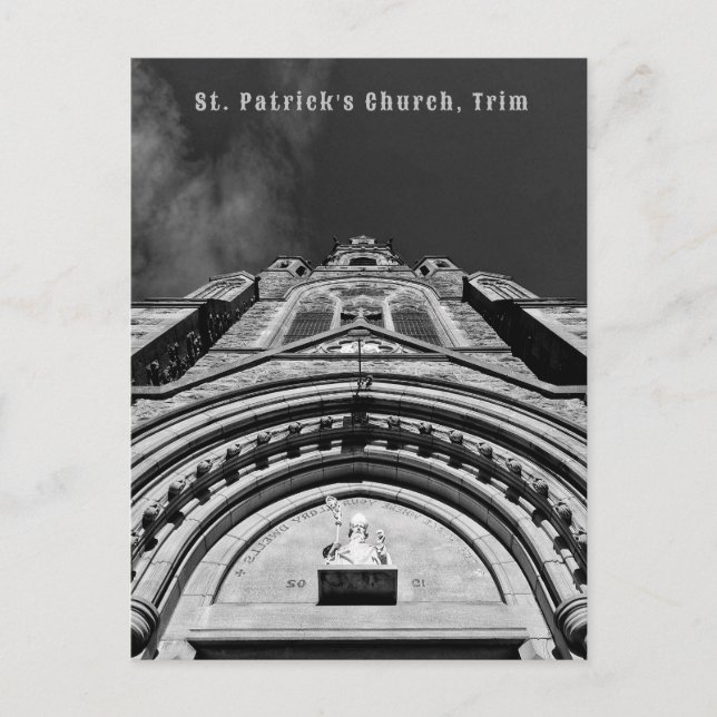 St. Patrick's Church, Trim, Irland Vykort (Framsida)