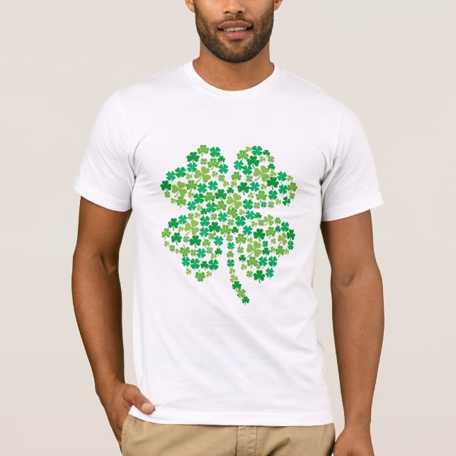 St. Patrick's Clover T-Shirt (Framsida)