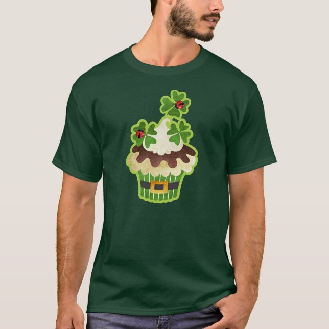 St. Patrick's Cupcake T-shirt (Framsida)