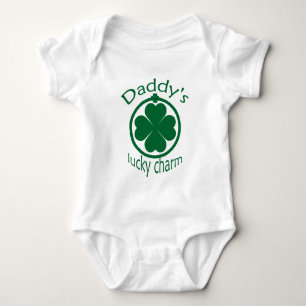 St Patrick's Daddys Lucky Charm Infant Creeper Tee