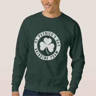 St Patricks dag dricksteam Lång Ärmad Tröja