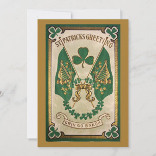 St. Patricks dag-fest-inbjudan Inbjudningar