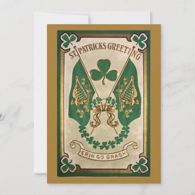 St. Patricks dag-fest-inbjudan Inbjudningar (Framsida)