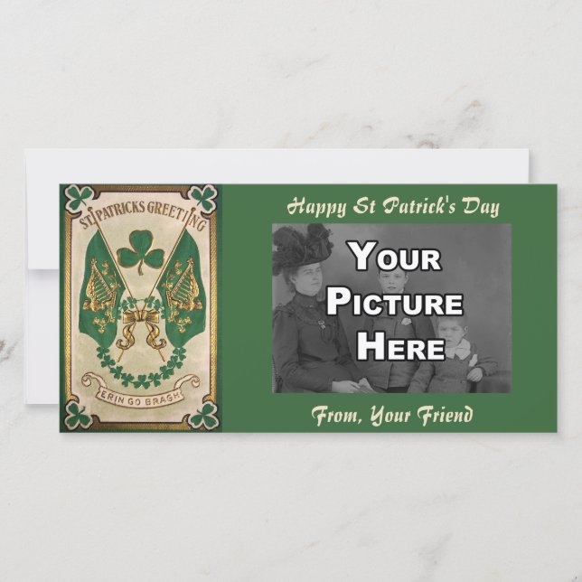 St. Patricks dag hälsningskort (Framsida)