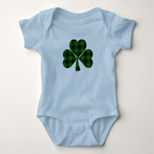 St. Patrick's dag, irländsk grön rutmönstrad shamr T Shirt