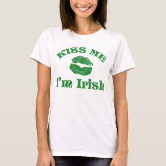 St. Patricks dag Kyss mig, jag är irländsk T Shirt