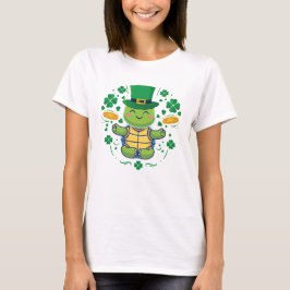 St Patricks dag söt sköldpadda  T Shirt