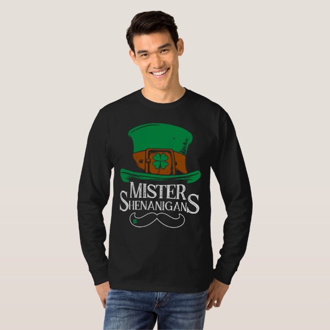 St. Patricks dag  T Shirt (Hel framsida)