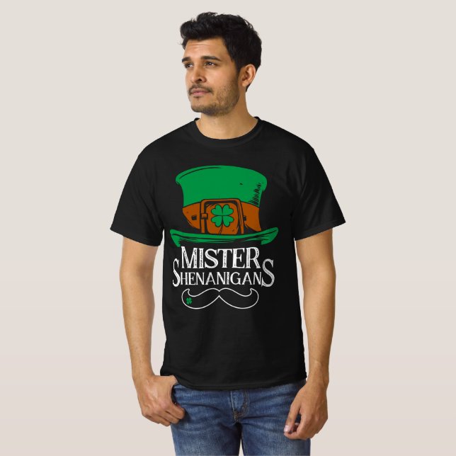 St.Patricks dag T Shirt (Hel framsida)