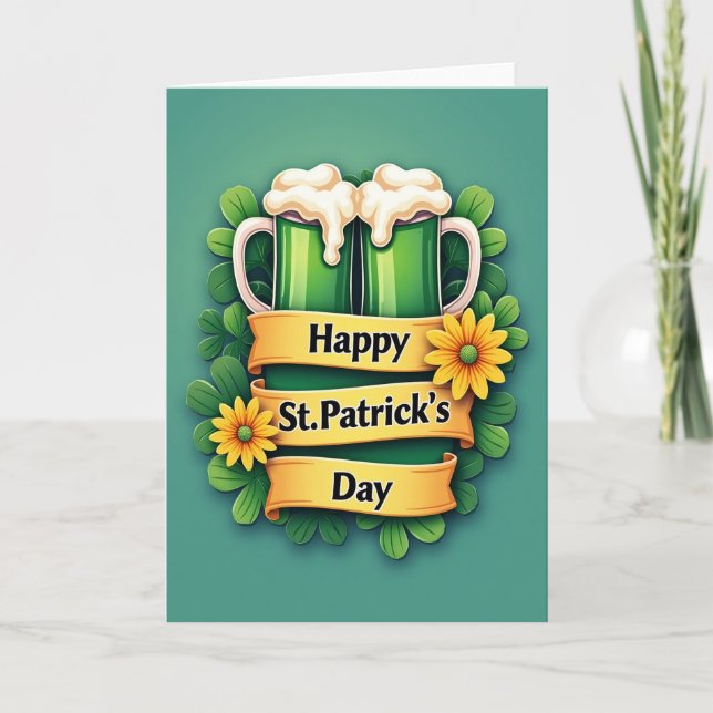 St Patricks Dag Toastkort Kort (Framsida)