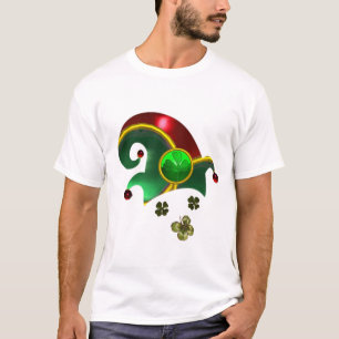 ST: PATRICKS "DAGS ELF HAT MED SHAMROCKAR" T SHIRT
