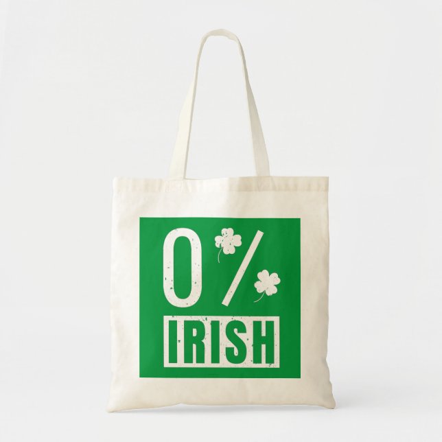St patrick's day 0 % irländsk Fyrklöver Tygkasse (Framsidan)