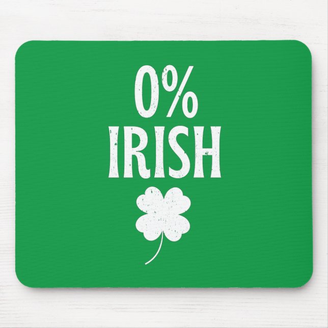 St patrick's day 0 % irländskt musmatta (Framsidan)
