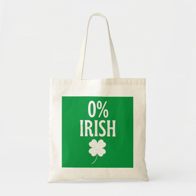 St patrick's day 0 % irländskt tygkasse (Framsidan)