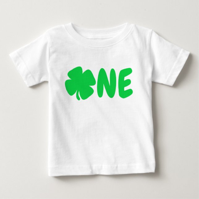 St patrick's day 1:a födelsedag t shirt (Framsida)