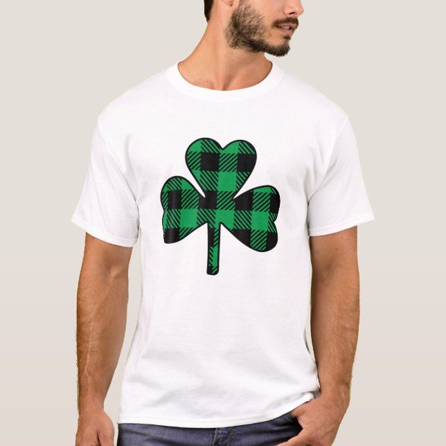 St patrick's day 2022 Shamrock Play Mönster mars T Shirt (Framsida)
