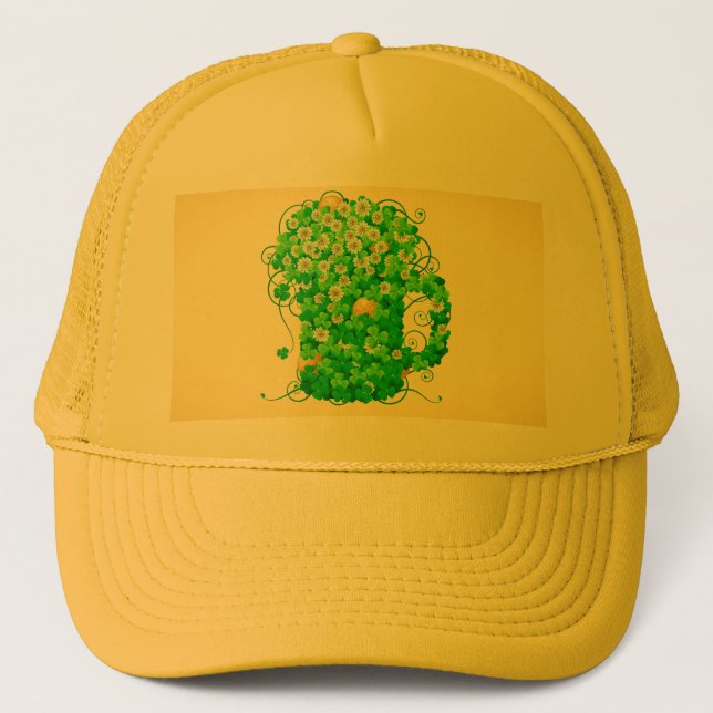 St. Patrick's Day 21A Hat Truckerkeps (Framsida)