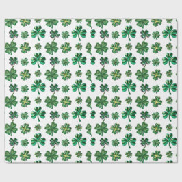 St. Patrick's Day 3D Irish Klöver Presentpapper