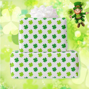 St. Patrick's Day 4 Löv Klöver Lucky Shamrock Presentpapper